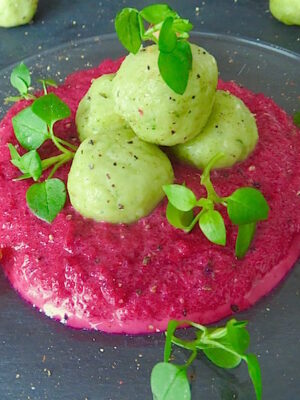 Grüne Gnocchi