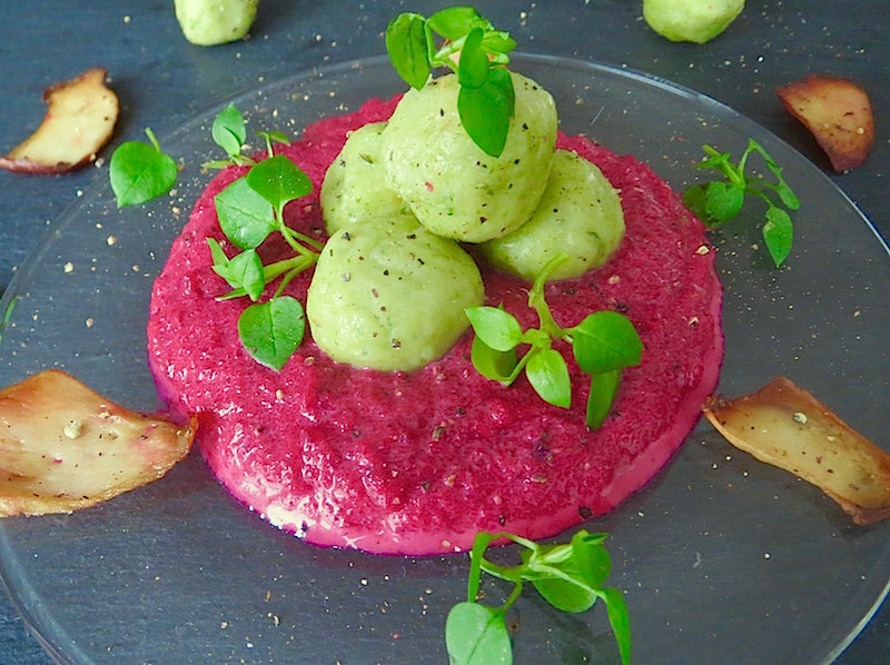 Grüne Gnocchi