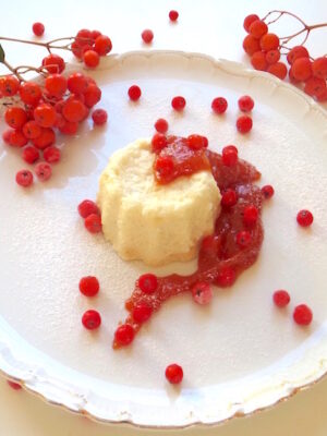 Vogelbeer-Dessert