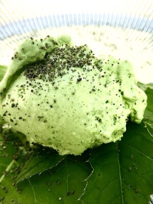 Kohldistel-Eis