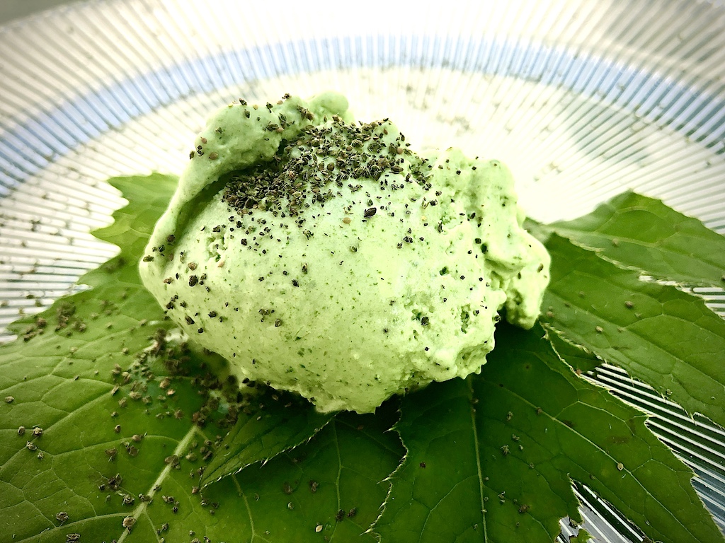 Kohldistel-Eis